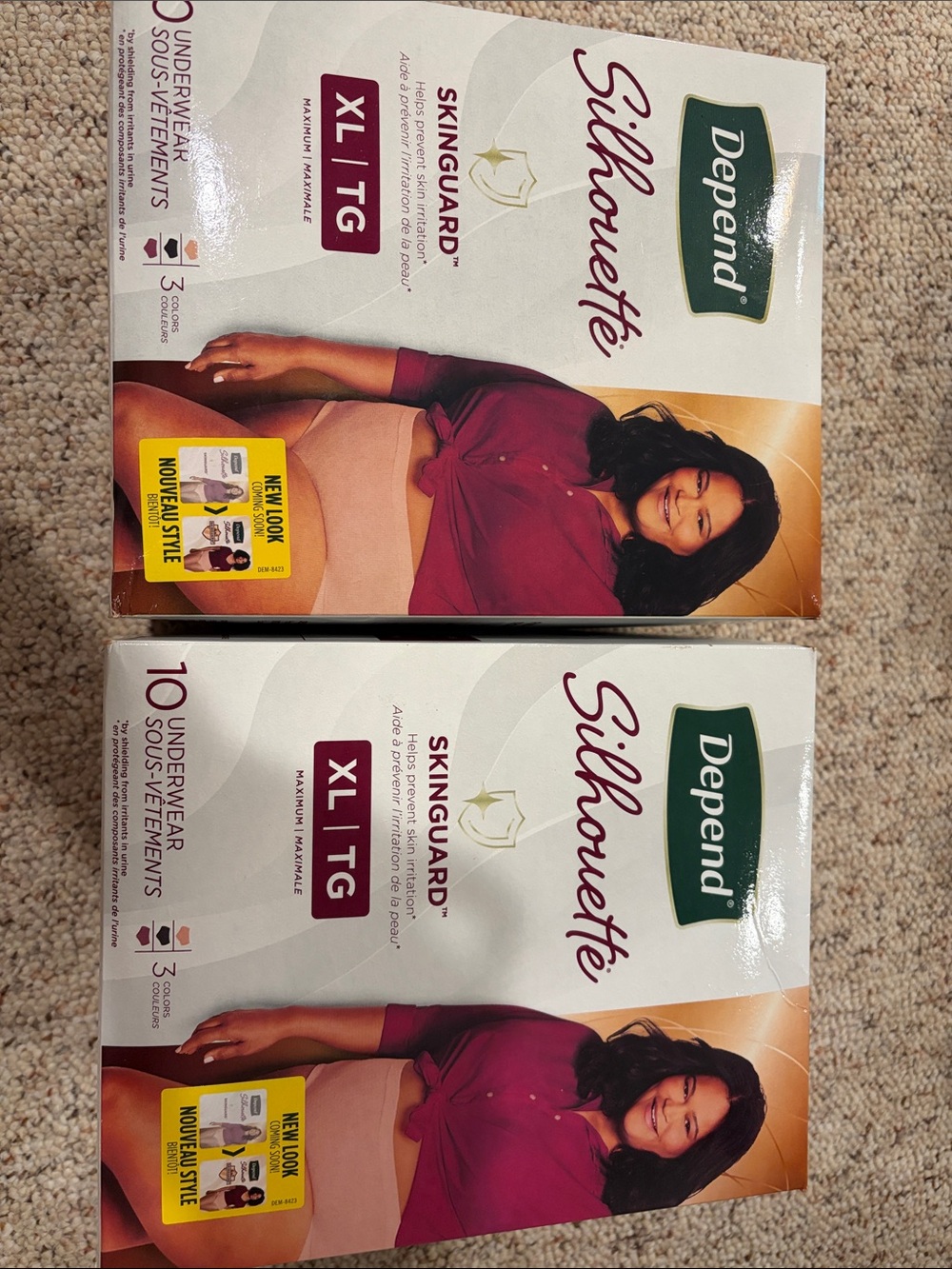 Depend silhouette in size XL
